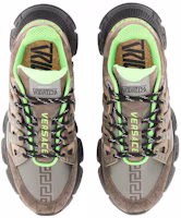 Shop VERSACE Sepatu Kulit Rendah Tali 'Abu-Abu' DSU8094-1A04984_2EB20