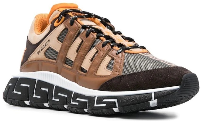 Versace Trigreca 'Testa Moro Beige' Lelaki Wanita Sneakers DSU8094-1A04984-2N470 Order Versace Trigreca 'Testa Moro Beige' Lelaki Wanita Sneakers DSU8094-1A04984-2N470