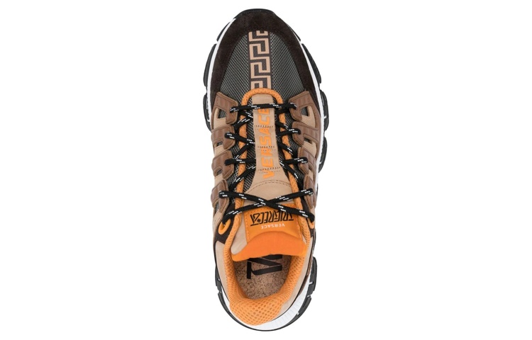 Shop Versace Trigreca 'Testa Moro Beige' Lelaki Wanita Sneakers DSU8094-1A04984-2N470