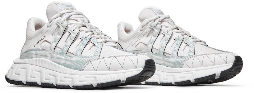 VERSACE范思哲 Trigreca 潮流 低幫 運動休閒鞋 男款 白 Cheap VERSACE范思哲 Trigreca 潮流 低幫 運動休閒鞋 男款 白