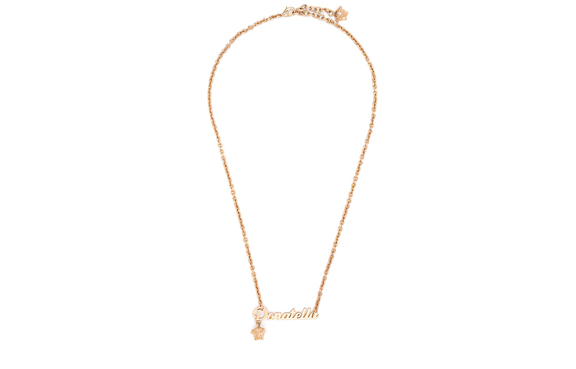 Versace Unisex Rose Gold Necklace - One Size Fits All DG1I053-DJMT