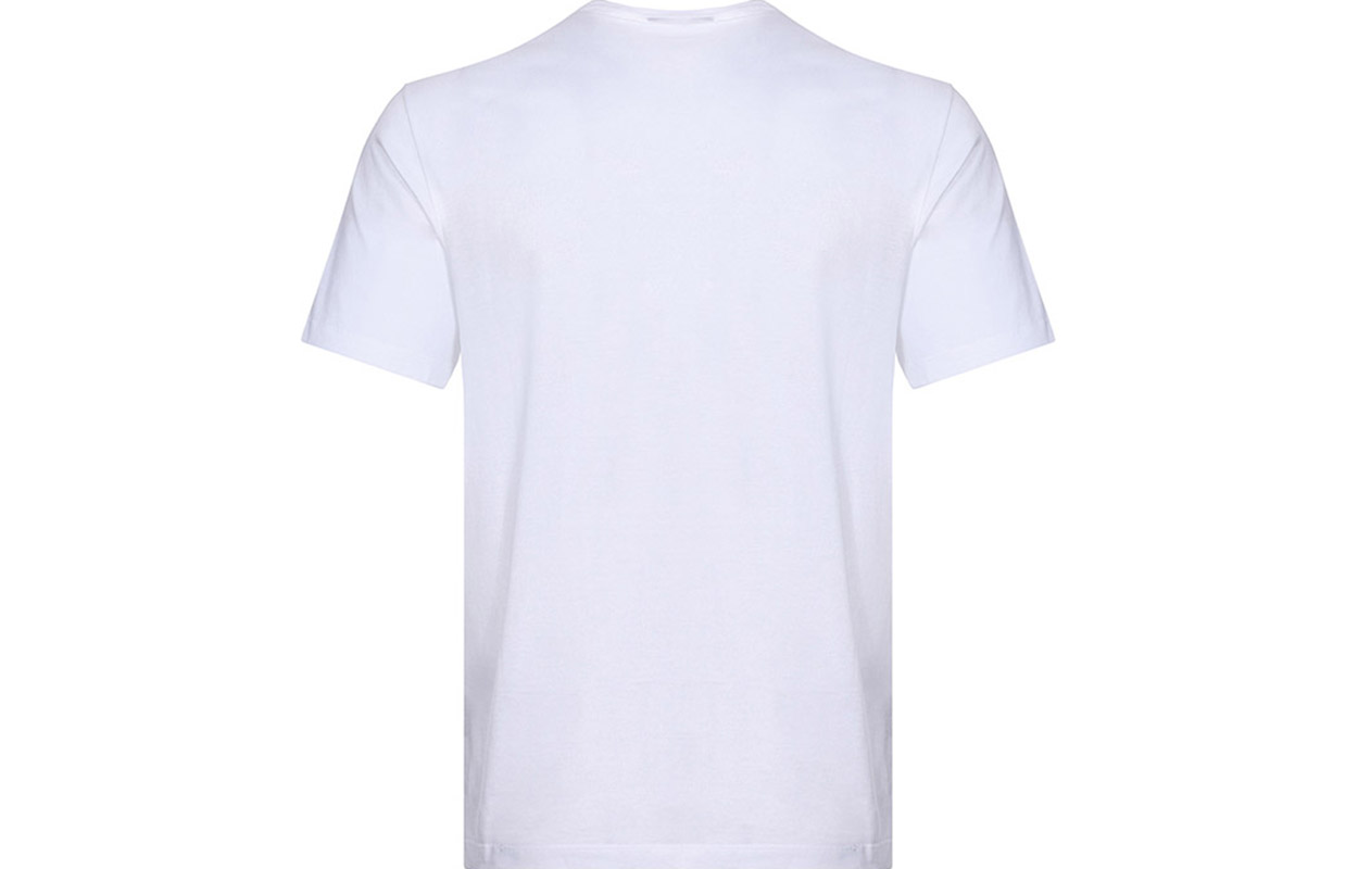 Lookbook ヴェルサーチ ホワイト コットン クルーネック Tシャツ キャラクターロゴ入り A79437-A201952-A001