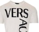 Details for VERSACE White Cotton Logo Print Short Sleeve T-Shirt 1001288-1A00922-1W000