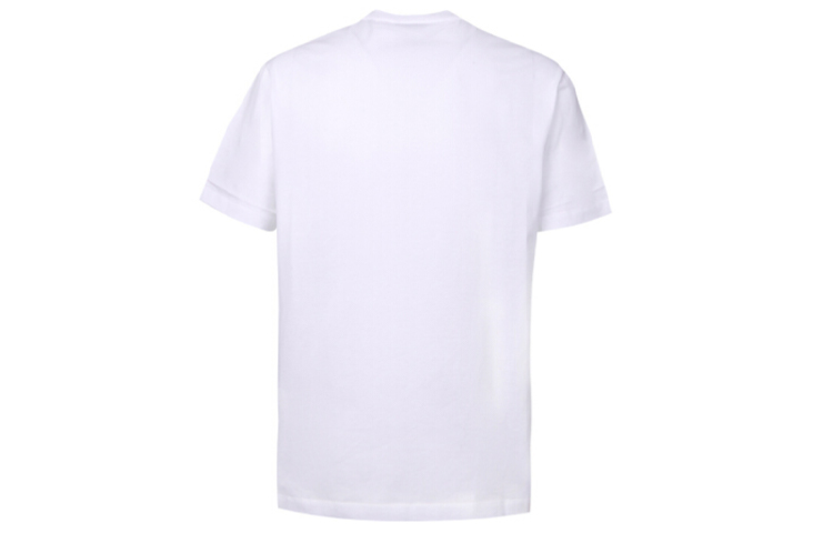 Versace White Crewneck T-Shirt with Letter Applique A85162-A228806-A2048 圖 3