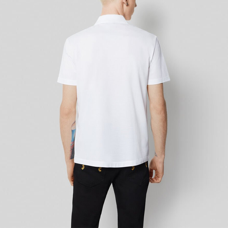 Purchase VERSACE 白色刺绣短袖POLO衫 A85111-A231240-A2088