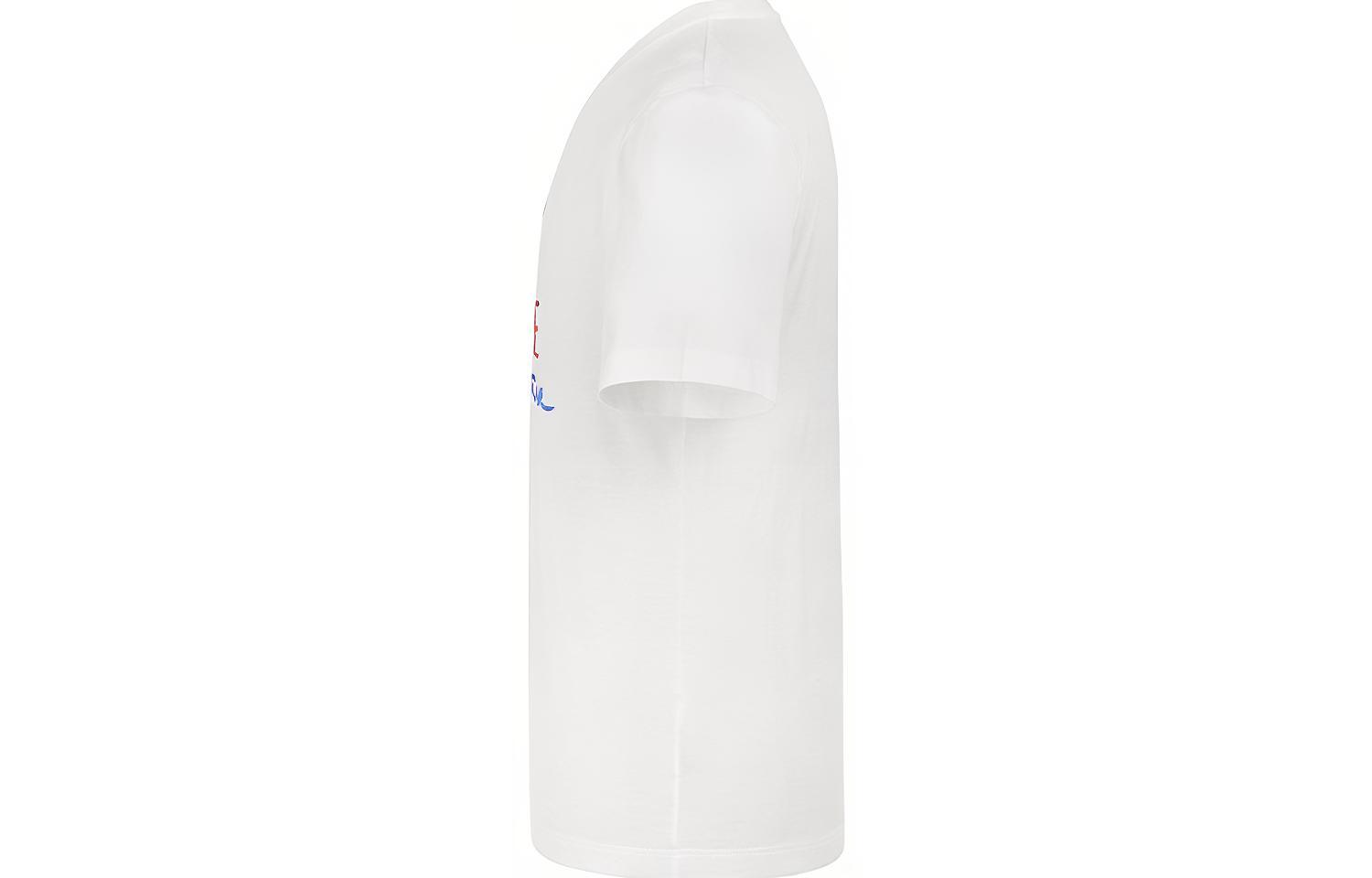 Versace White Letter Print Crew Neck Short Sleeve T-Shirt A85989-A228806-A1002 圖 4