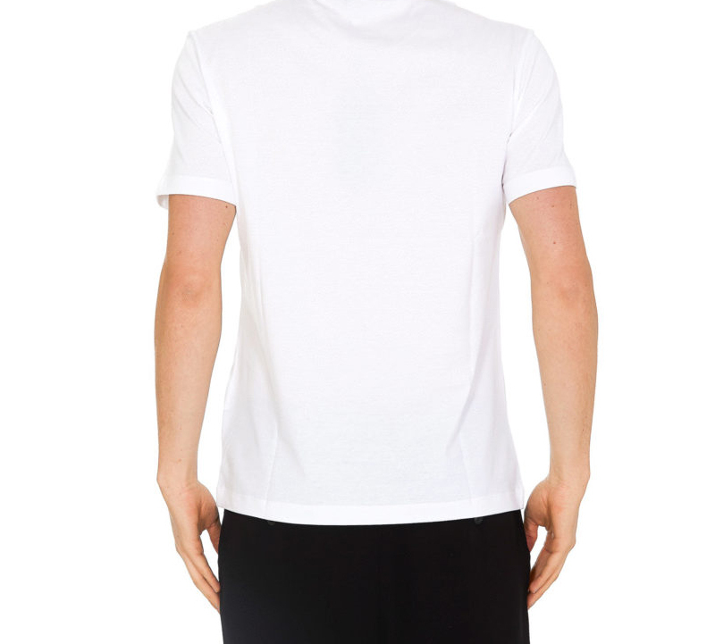 VERSACE White Logo Cotton Crewneck T-Shirt A83159-A228806-A1001 圖 7