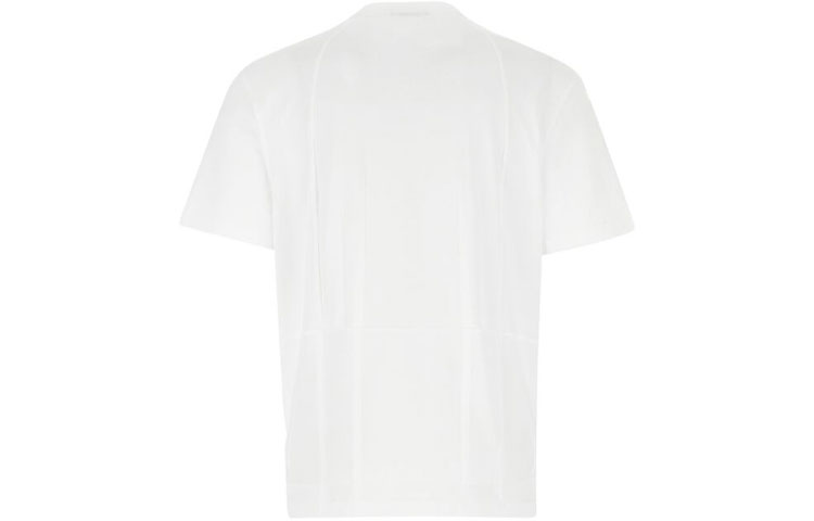 VERSACE White Logo Graphic Crew Neck Short Sleeve T-Shirt. A86893-A228806-A1001 圖 3