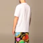 Details for ヴェルサーチ 白 ロゴ グラフィック クルーネック 半袖 Tシャツ. A86893-A228806-A1001