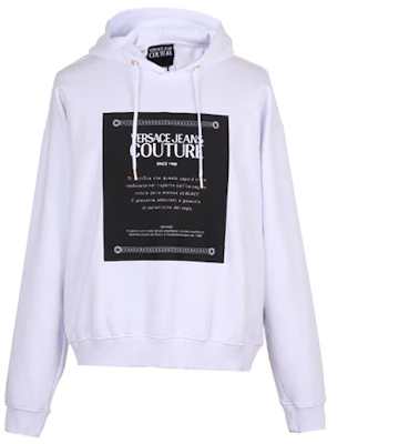 Versace White Sweatshirt with Patch Detailing B7GUA7F2-30216-003 Buy Versace White Sweatshirt with Patch Detailing B7GUA7F2-30216-003