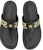 Versace Selipar Fesyen Tenunan Jari 'Hitam' 1008317-1A05957_2B15V