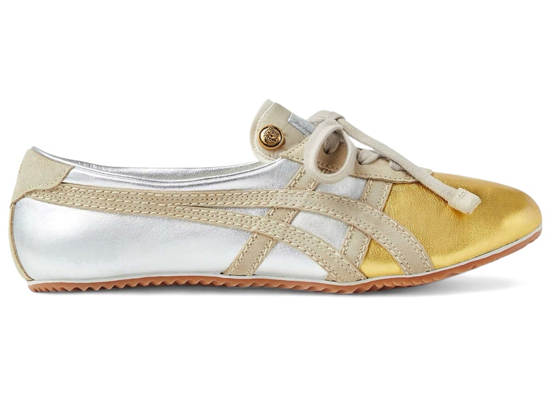 Versace x Onitsuka Tiger Tai-Chi Sakura Metallic Silver Gold 1024594-1A17738_6XD0J