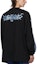 Lookbook Vetements Hitam Baju T Lengan Panjang Kapas Bersulam Crewneck UAH21TR627-BLACK