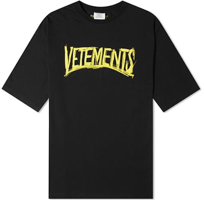 ヴェトモン ブラック ロゴ ショートスリーブ Tシャツ UAH21TR618-BLACK Buy ヴェトモン ブラック ロゴ ショートスリーブ Tシャツ UAH21TR618-BLACK