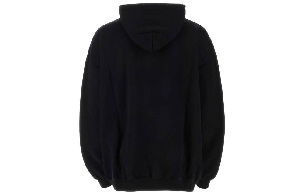 Lookbook ヴェトモン ブラック 無地 プルオーバーパーカー UE54HD100BBLACK