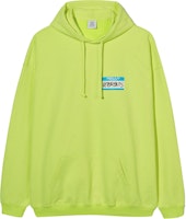 Vetements Fluorescent Yellow Logo Print Oversized Hoodie. UE64HD900Y-YELLOW Vetements Fluorescent Yellow Logo Print Oversized Hoodie. UE64HD900Y-YELLOW
