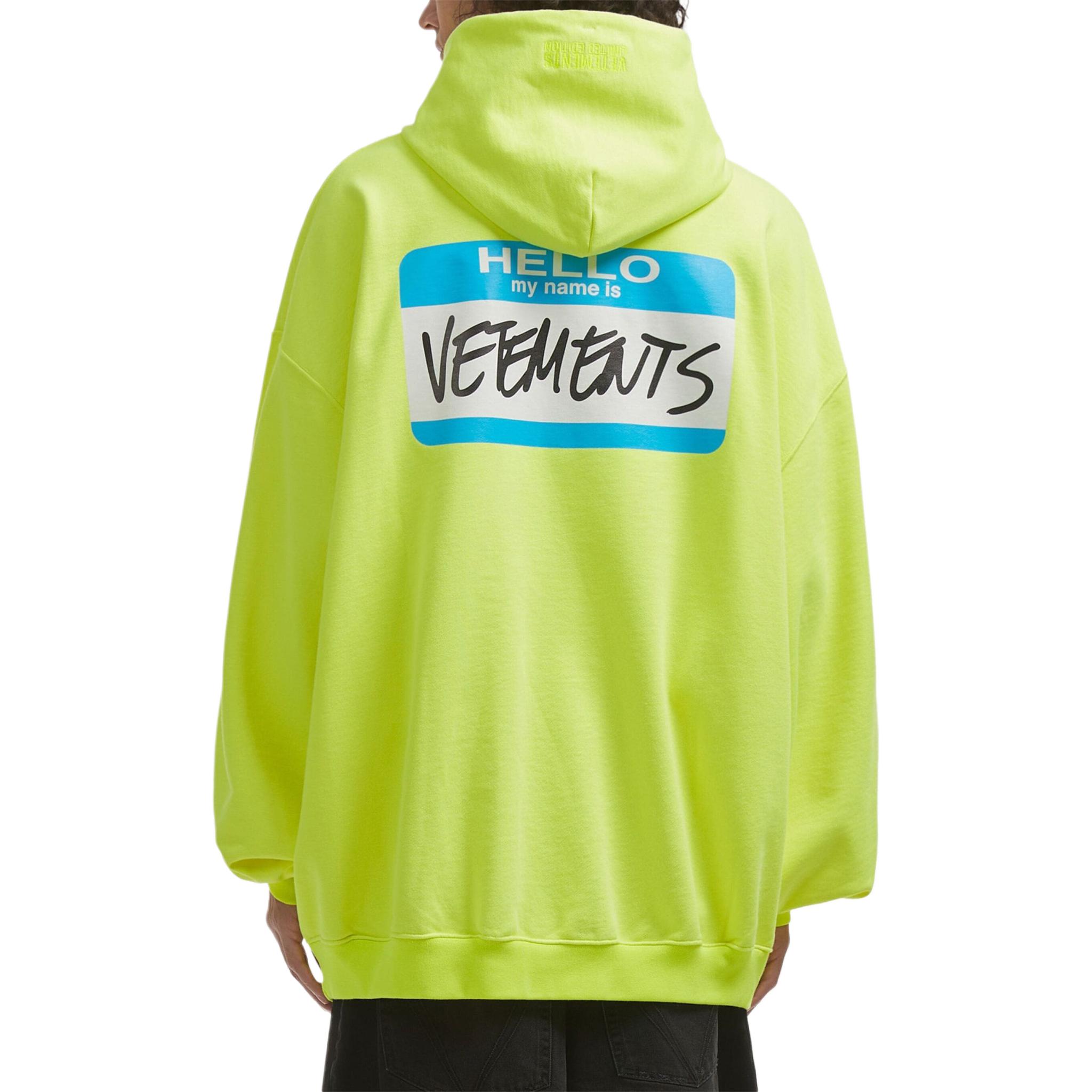 Purchase 베트멍 형광 노란색 로고 프린트 오버사이즈 후디. UE64HD900Y-YELLOW