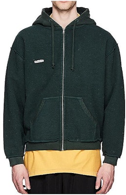 베트멍 그린 레터 로고 프린트 집업 후디. MAH19TR212 Order 베트멍 그린 레터 로고 프린트 집업 후디. MAH19TR212