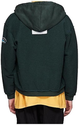 베트멍 그린 레터 로고 프린트 집업 후디. MAH19TR212 Lookbook 베트멍 그린 레터 로고 프린트 집업 후디. MAH19TR212