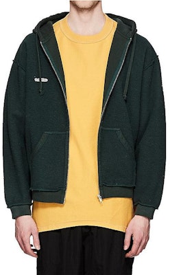 베트멍 그린 레터 로고 프린트 집업 후디. MAH19TR212 Shop 베트멍 그린 레터 로고 프린트 집업 후디. MAH19TR212