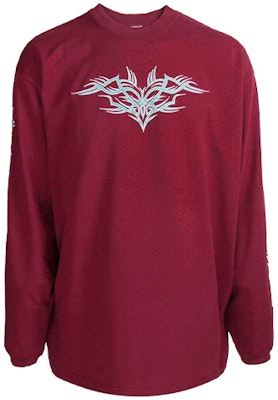 Vetements Baju Lengan Panjang Kapas Sulaman Merah Gelap UAH21TR627-BORDEAUX Buy Vetements Baju Lengan Panjang Kapas Sulaman Merah Gelap UAH21TR627-BORDEAUX