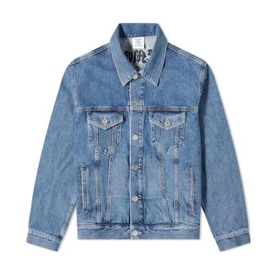 Vetements Blue Single-Breasted Long-Sleeve Jacket SS20JA339-BLUE