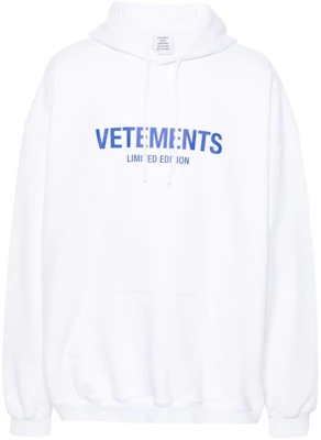 Vetements Front Logo Print Sweatshirt Unisex White UE64HD600W Buy Vetements Front Logo Print Sweatshirt Unisex White UE64HD600W