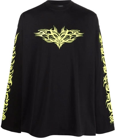 vetements-fw-21-gothic-print-crewneck-long-sleeve-tee-unisex-black-ua-52-tr-590-x-nero