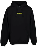 Vetements FW21 Logo Hoodie Black UE52TR380X-22Z Vetements FW21 Logo Hoodie Black UE52TR380X-22Z