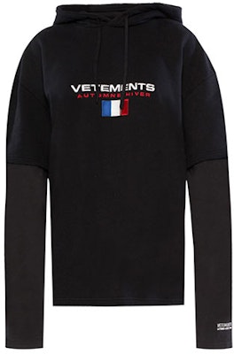 ヴェトモン FW21 ロゴ フーディー ユニセックス ブラック. WAH18TR10-BLACK Buy ヴェトモン FW21 ロゴ フーディー ユニセックス ブラック. WAH18TR10-BLACK