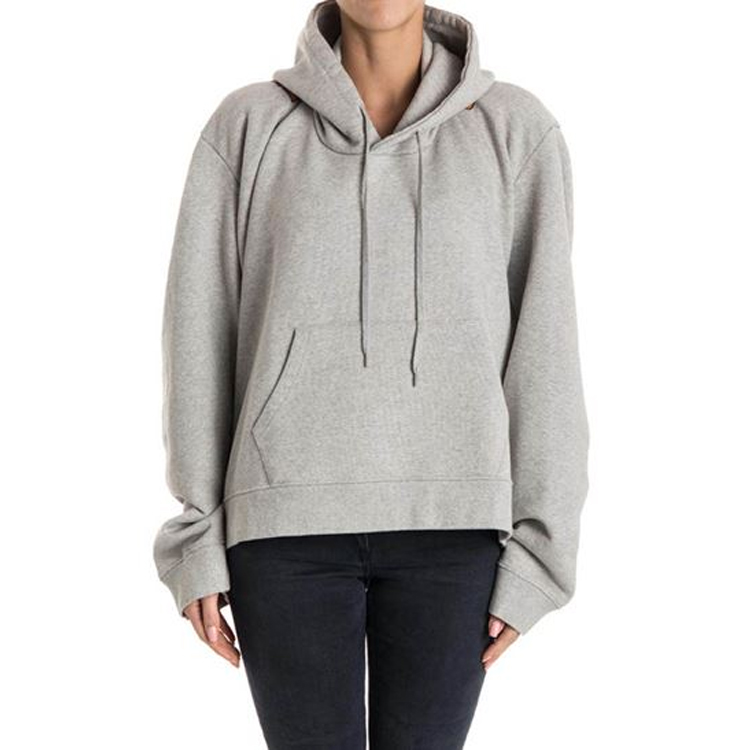 Lookbook ヴェトモン FW21 ユニセックス グレー ロゴ コットンブレンド スウェットシャツ. WAH18TR7-GREY