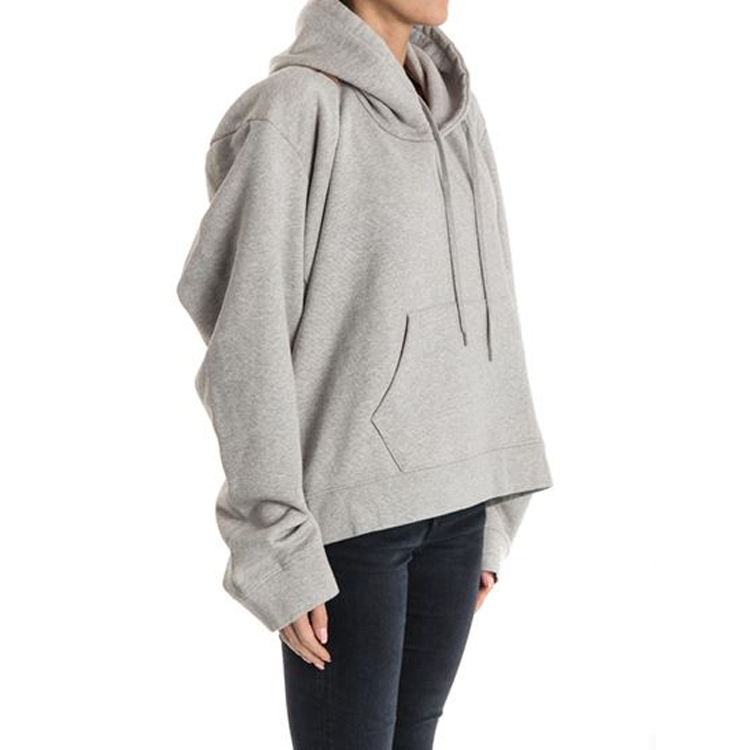 Purchase ヴェトモン FW21 ユニセックス グレー ロゴ コットンブレンド スウェットシャツ. WAH18TR7-GREY