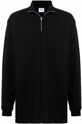 Vetements FW22 Black Logo Print Turtleneck Long-Sleeve Sweatshirt ME51TR270B Buy Vetements FW22 Black Logo Print Turtleneck Long-Sleeve Sweatshirt ME51TR270B