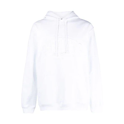 Vetements FW22 Logo Embroidered Pullover Hoodie Men’s White VL14HD300W