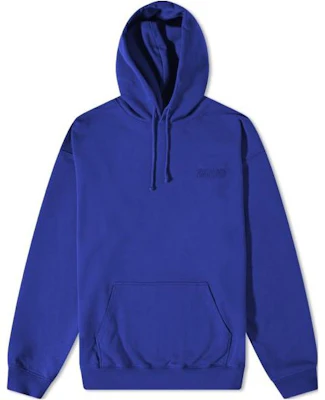 Vetements FW22 Logo Print Hoodie Blue Men’s Long Sleeve Sweatshirt UA53HD280N Buy Vetements FW22 Logo Print Hoodie Blue Men’s Long Sleeve Sweatshirt UA53HD280N