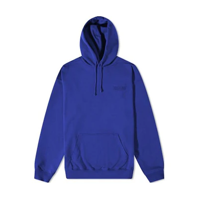 Vetements FW22 Logo Print Hoodie Blue Men’s Long Sleeve Sweatshirt UA53HD280N