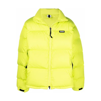 Vetements FW22 Yellow Zip-Up High Collar Jacket Unisex UE52JA260G1103