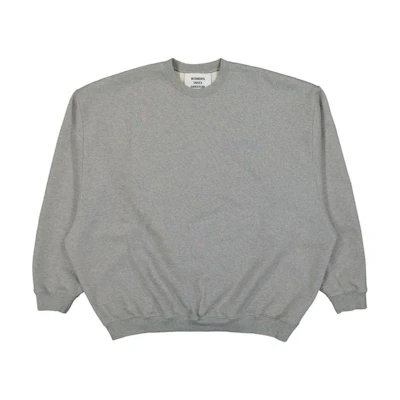 Vetements FW24 Multiblend Knit Texture Logo Crewneck Sweatshirt Grey UA65CW107G-GREY
