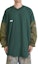 Order Vetements FW24 Unisex Sweater Oversized V-Neck Patchwork Hijau. UA65LS320G-GREEN