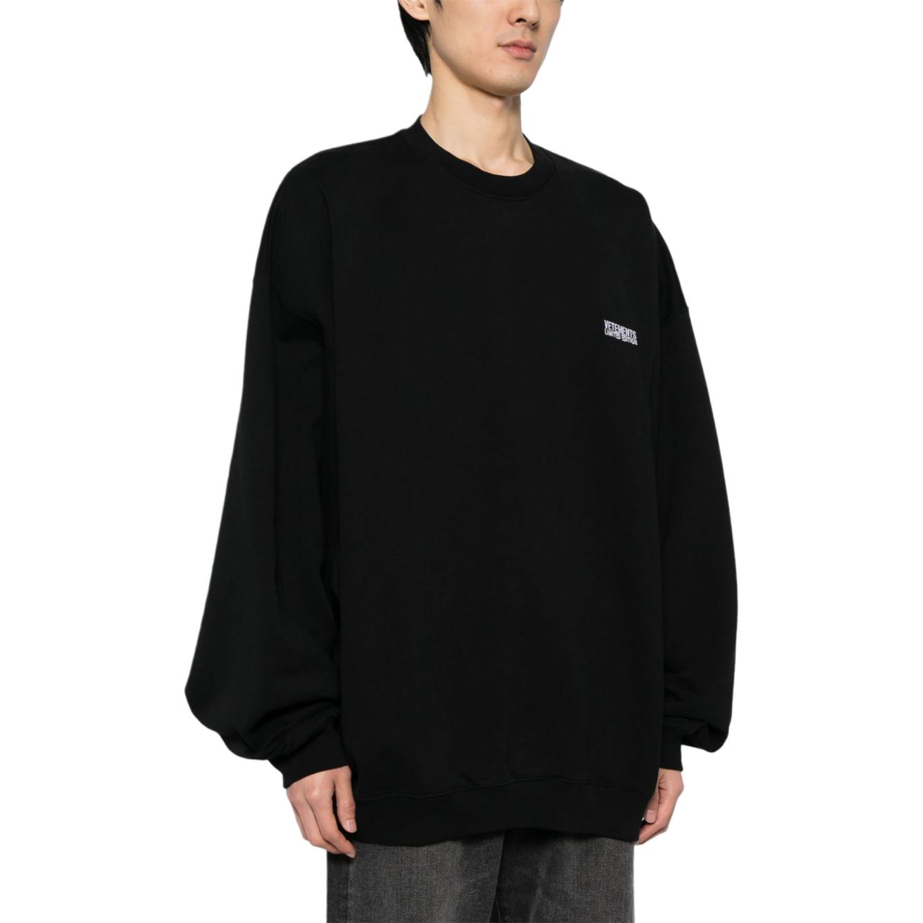 Purchase 베트멍 로고 자수 크루넥 스웻셔츠 블랙 캐주얼웨어 UE64CW100B