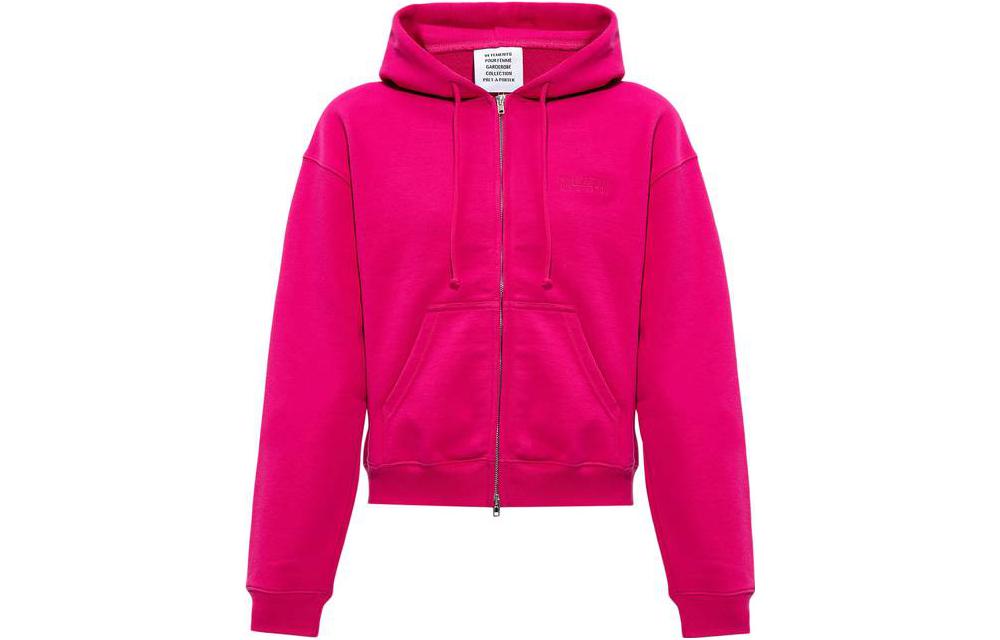 Vetements Logo Hoodie Hot Pink Long Sleeve WE54HD100HHOT