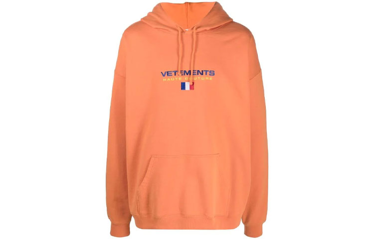 Vetements Logo Hoodie Orange UE52TR450X-ORANGE
