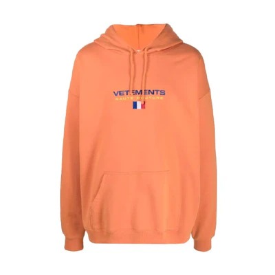 Vetements Logo Hoodie Orange UE52TR450X-ORANGE