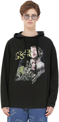 ヴェトモン ロゴプリント オーバーサイズ プルオーバースウェットシャツ ユニセックス ブラック WAH18TR4-BLACK Details for ヴェトモン ロゴプリント オーバーサイズ プルオーバースウェットシャツ ユニセックス ブラック WAH18TR4-BLACK