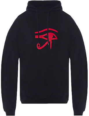 Vetements 經典Logo印花中性黑色連帽衫 WSS18TR25-BLACK Buy Vetements 經典Logo印花中性黑色連帽衫 WSS18TR25-BLACK