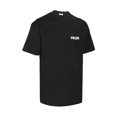 Vetements Logo Print Unisex Black Short Sleeve T-Shirt. UAH21TR511-black