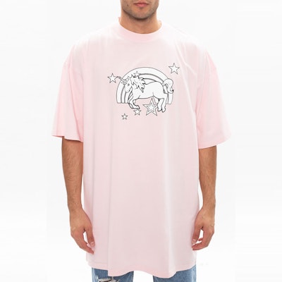 Vetements Pink Kartun Kasual Baju-T Lengan Pendek Lelaki. UE51TR390P-BABYPINK Shop Vetements Pink Kartun Kasual Baju-T Lengan Pendek Lelaki. UE51TR390P-BABYPINK