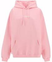Vetements Pink Solid Color Hoodie with Hood UE52TR380P1601 Vetements Pink Solid Color Hoodie with Hood UE52TR380P1601