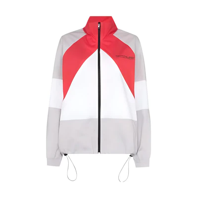 Vetements Red Colorblock Logo Zip-Up Track Jacket Unisex USS191054RED