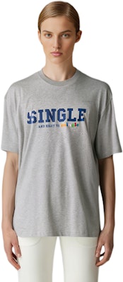 베트멍 싱글 프린트 크루넥 반팔 티셔츠 유니섹스 그레이 UE52TR190G-GREY Cheap 베트멍 싱글 프린트 크루넥 반팔 티셔츠 유니섹스 그레이 UE52TR190G-GREY